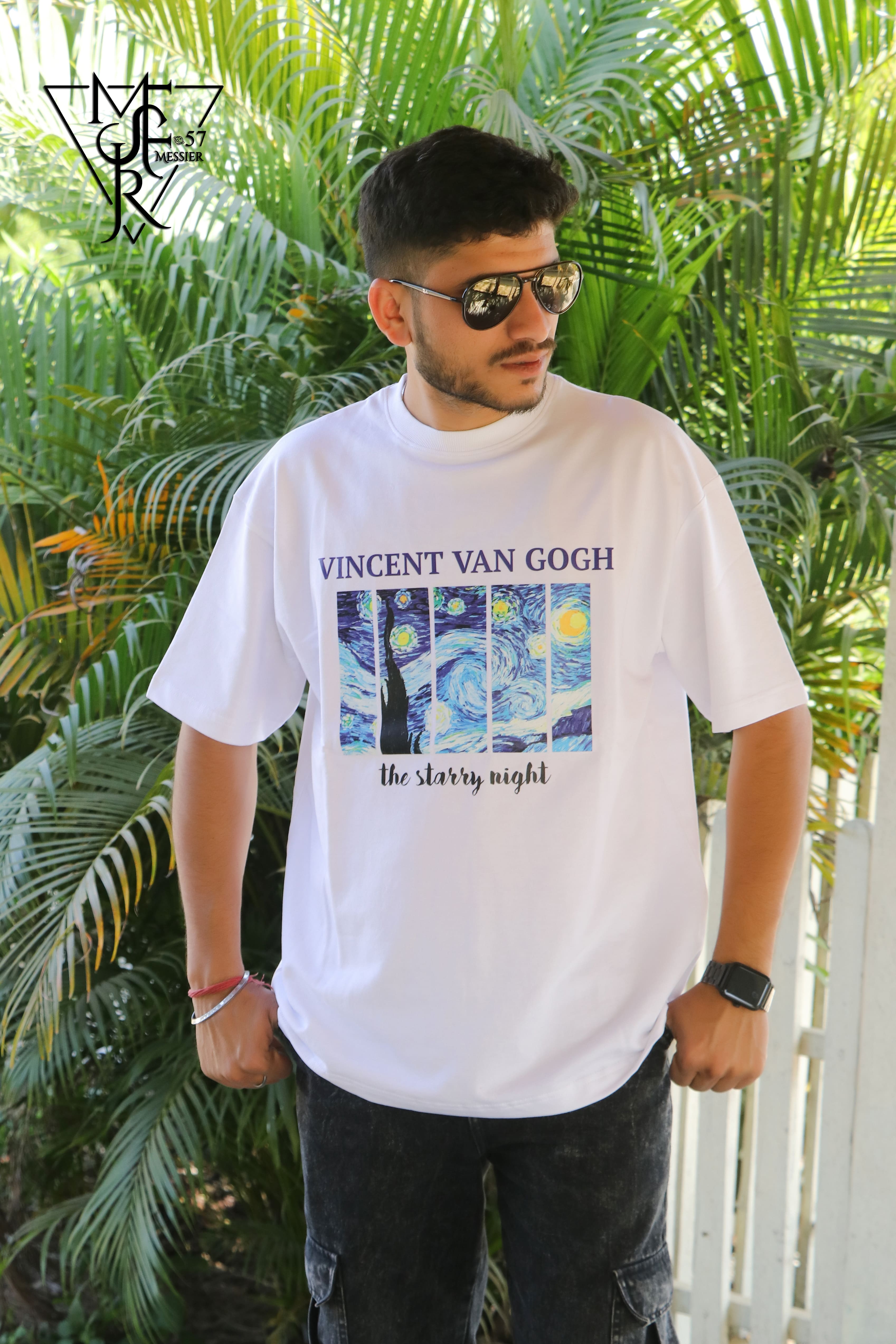 MESSIER57 WHITE OVERSIZE TEE