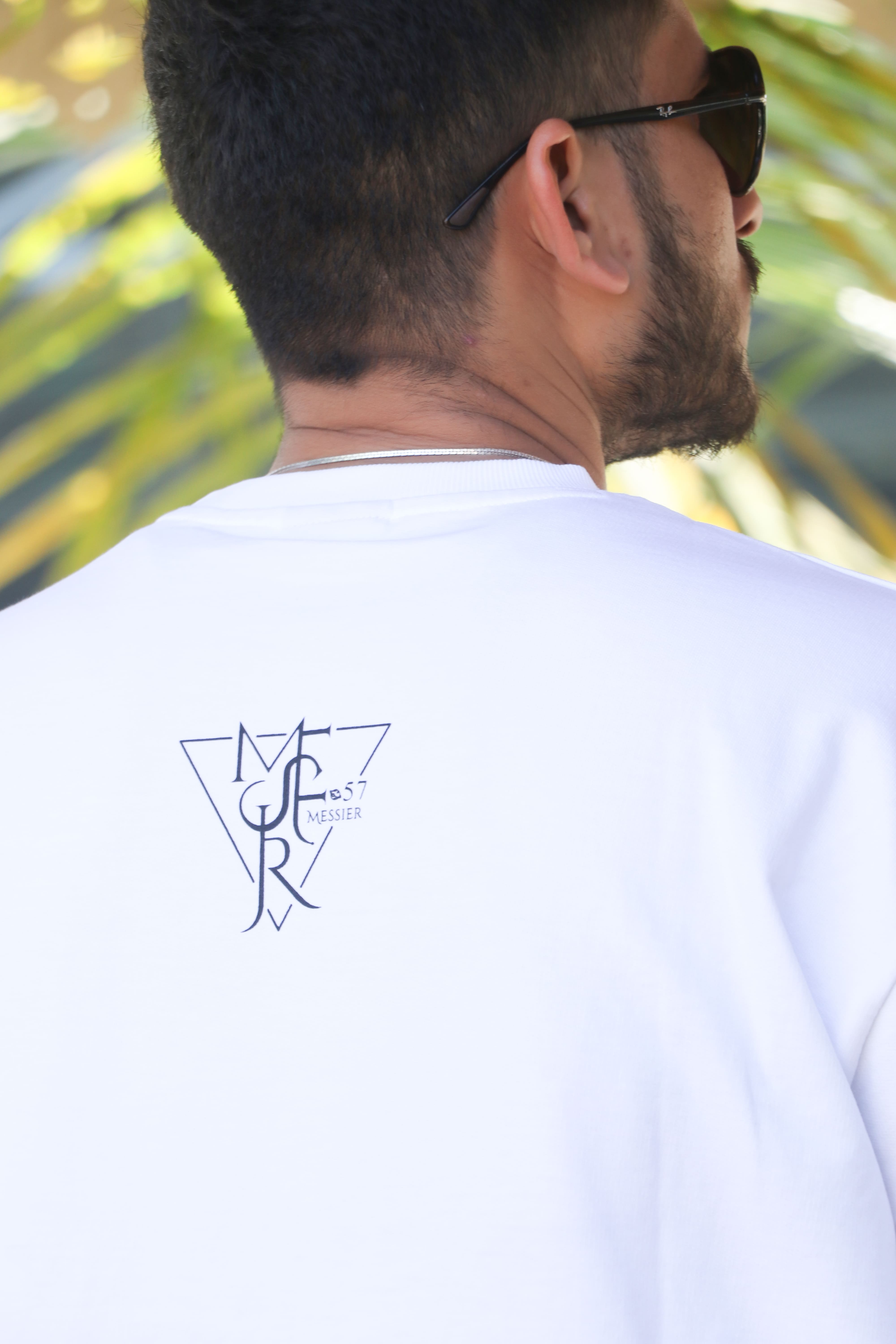 MESSIER57 WHITE OVERSIZE TEE