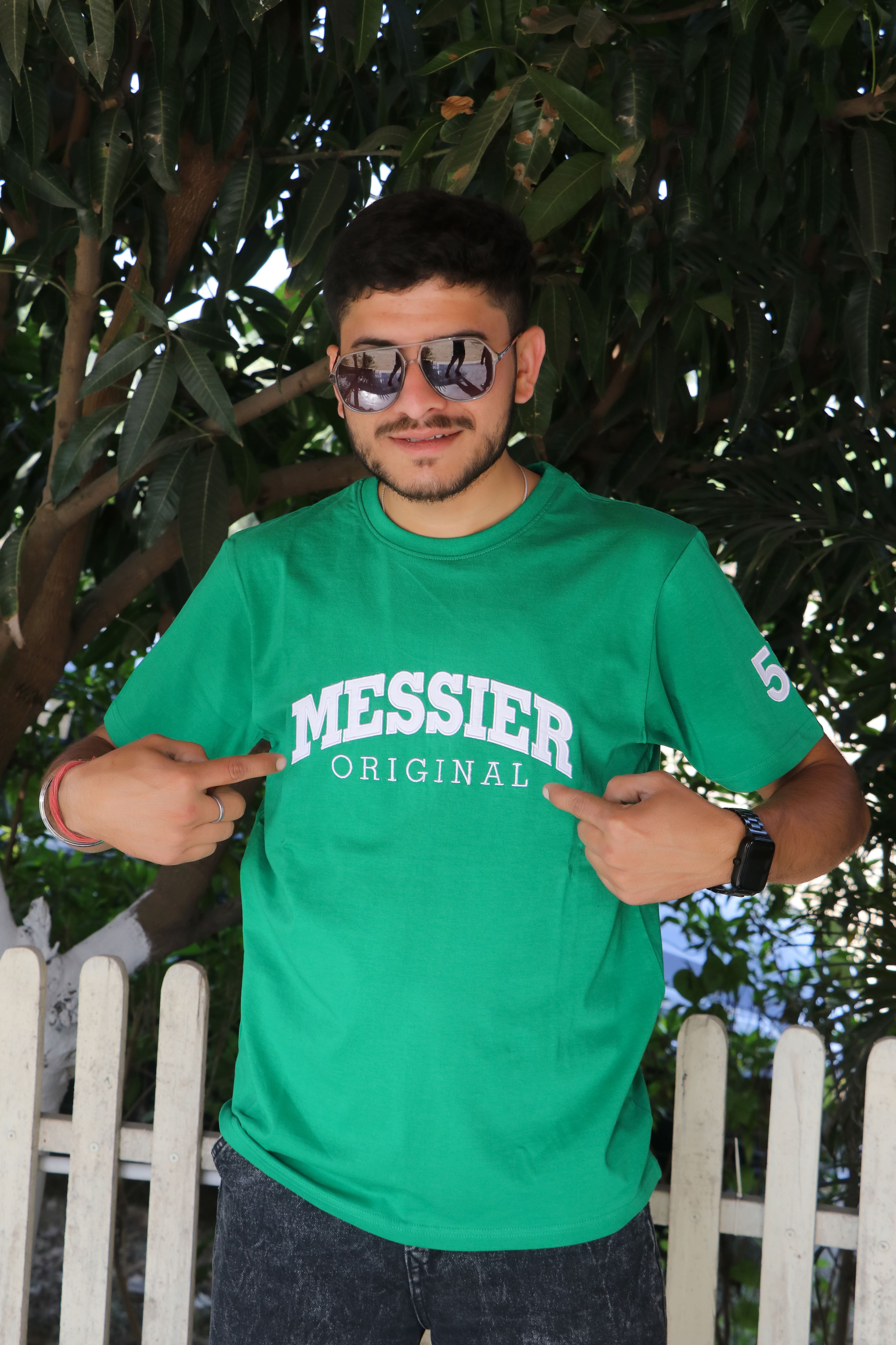 MESSIER57 GREEN TEE