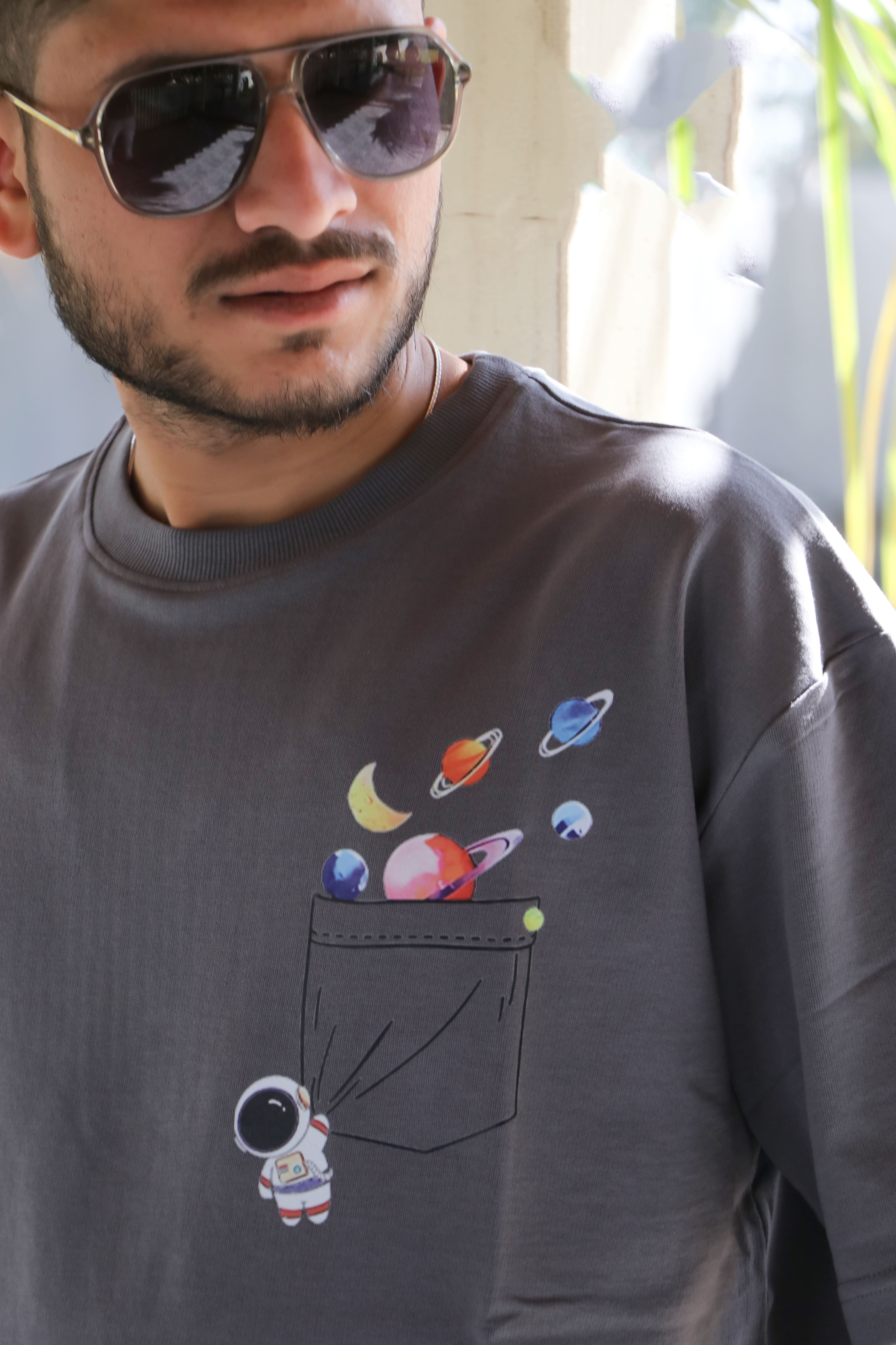 MESSIER57 GREY OVERSIZE TEE